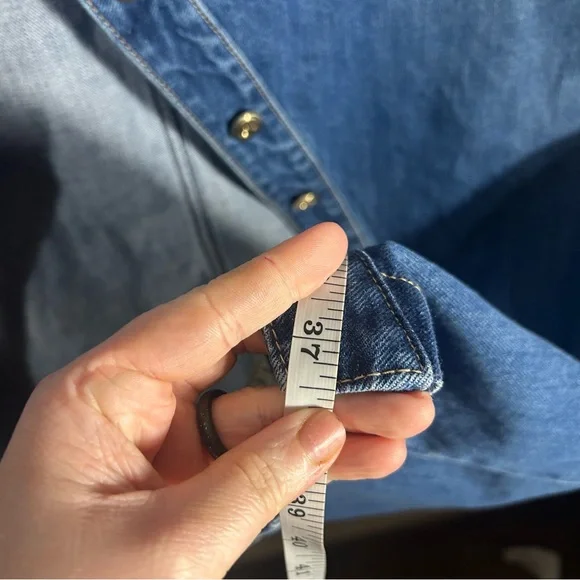 NWT Gap X Cult Gaia Asymmetrical Denim High Slit Maxi Skirt Size 33/16 - Picture 12 of 13